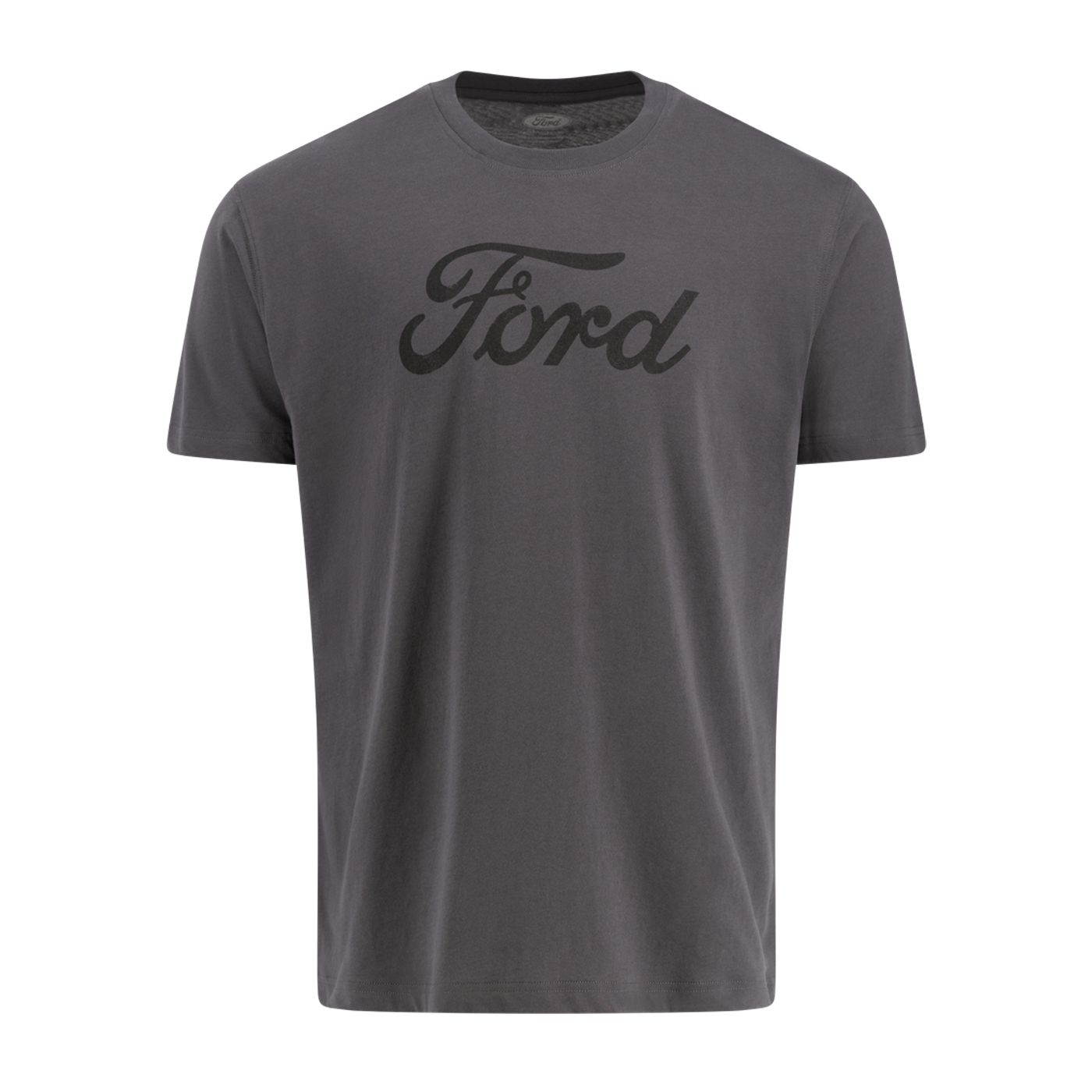 Gray t-shirt with 'Ford' logo on a white background